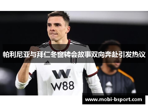 帕利尼亚与拜仁冬窗转会故事双向奔赴引发热议