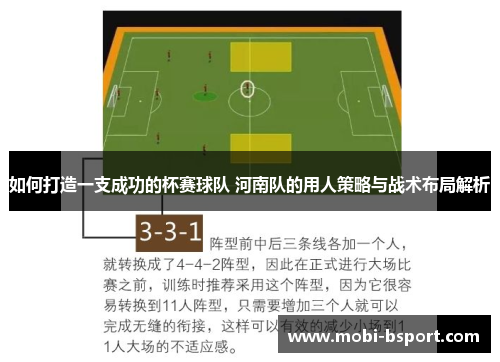 如何打造一支成功的杯赛球队 河南队的用人策略与战术布局解析